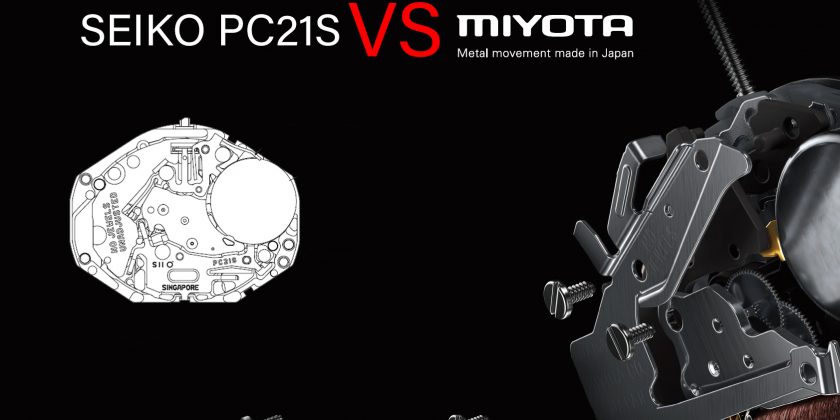 Movement Spec.-Select your own movement, Seiko PC21S with Miyota 2035